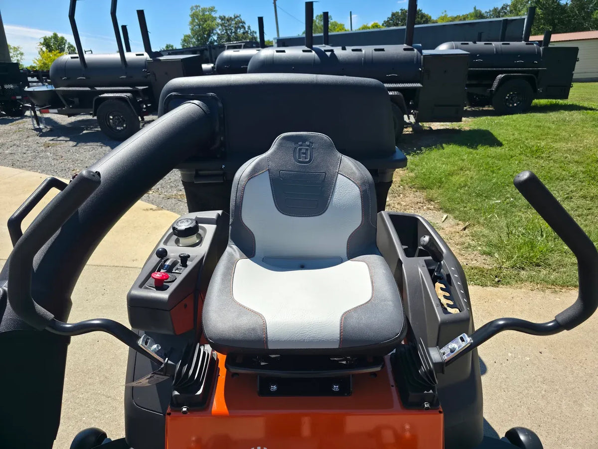 Husqvarna Z254F Special Edition Zero Turn Mower 23HP KAW with 591111401 Triple Bagger