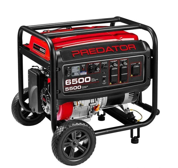 Predator 6500 Watt Gas-Powered Portable Generator With Co Secure Technology