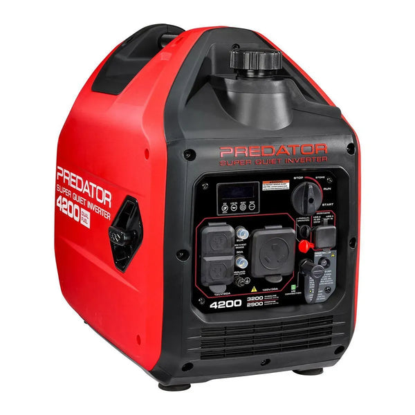 Predator 4200 Watt Dual-Fuel Super Quiet Inverter Generator With Co Secure Technology