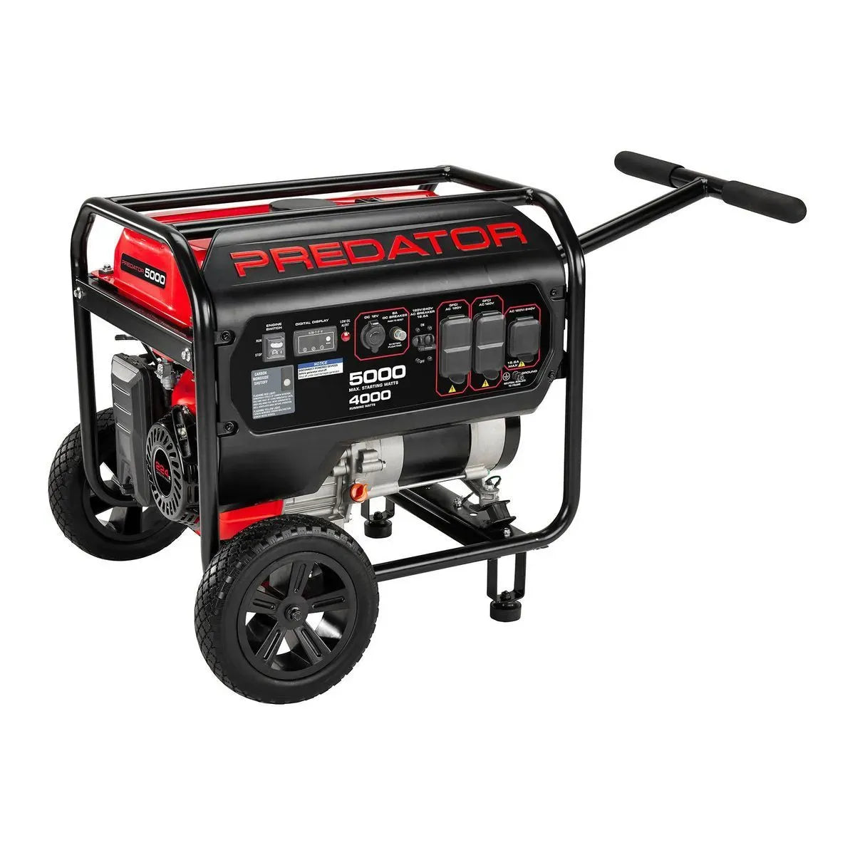Predator 5000 Watt Gas-Powered Portable Generator With Co Secure Technology