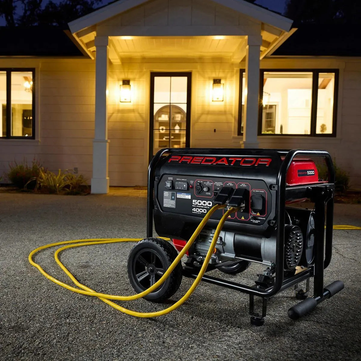 Predator 5000 Watt Gas-Powered Portable Generator With Co Secure Technology