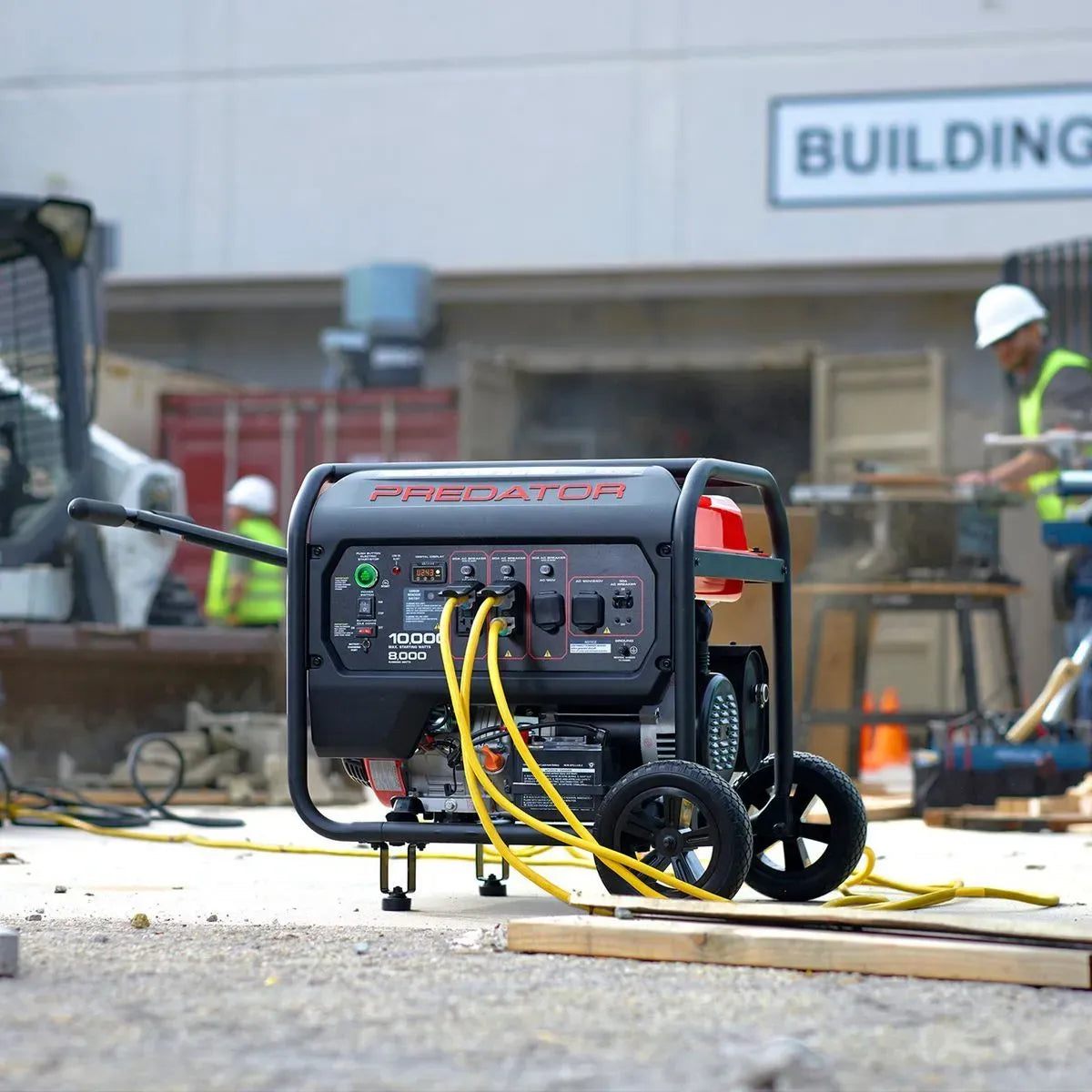 Predator 10,000 Watt Gas-Powered Portable Generator With Remote Start And Co Secure Technology
