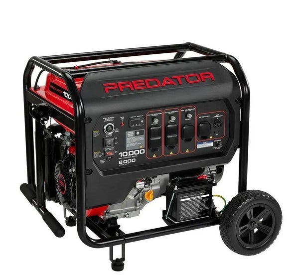 Predator 10,000 Watt Gas-Powered Portable Generator With Remote Start And Co Secure Technology