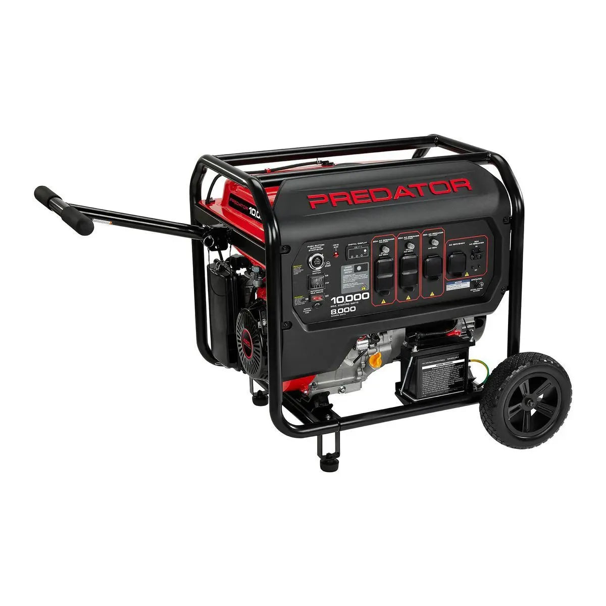 Predator 10,000 Watt Gas-Powered Portable Generator With Remote Start And Co Secure Technology