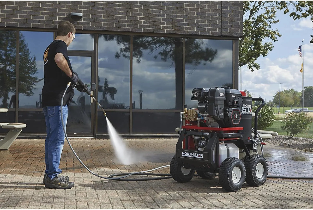 NorthStar 3000 PSI 4.0 GPM Gas Wet Steam & Hot Water Pressure Washer — Honda Engine
