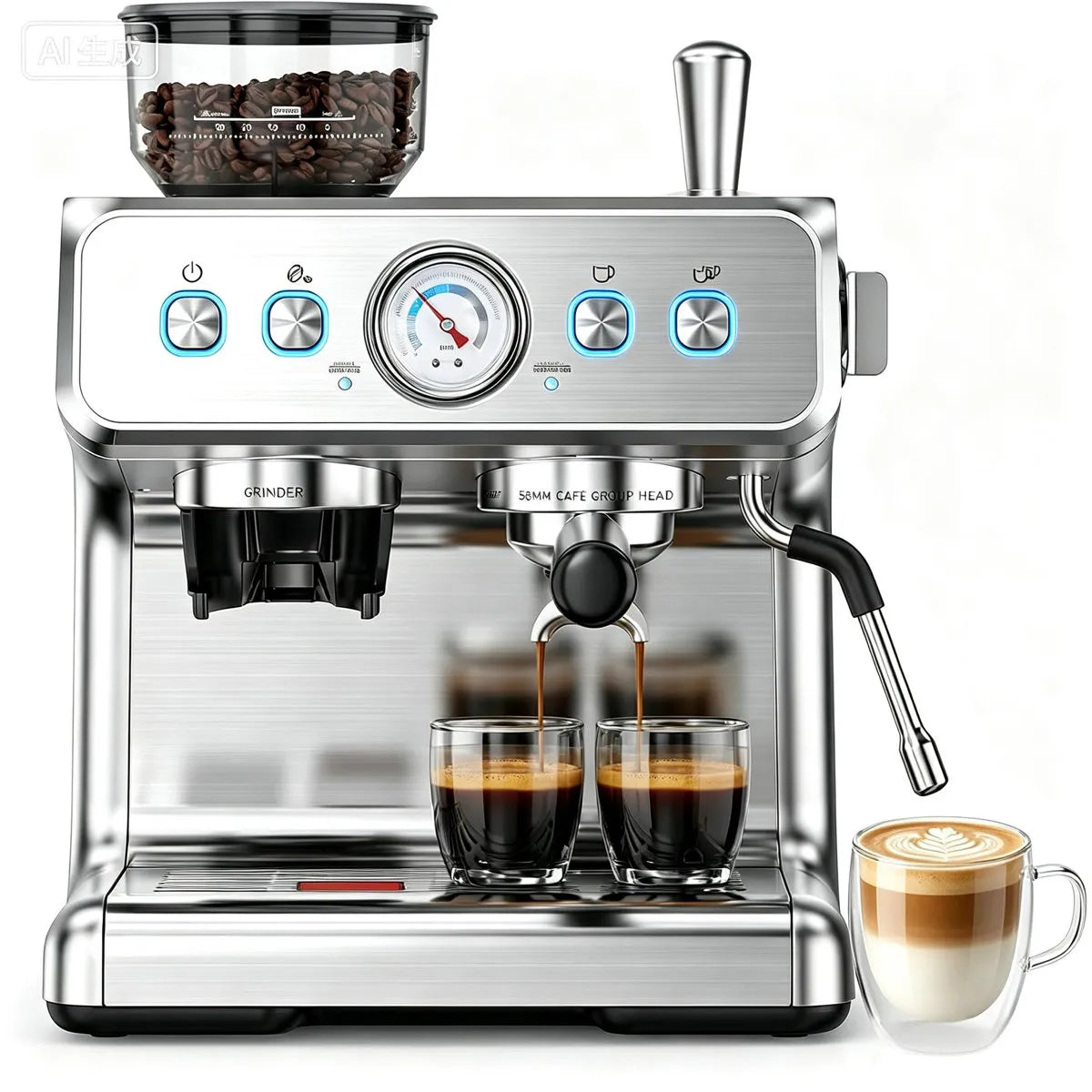 COWSAR Professional 20 Bar Espresso Machine