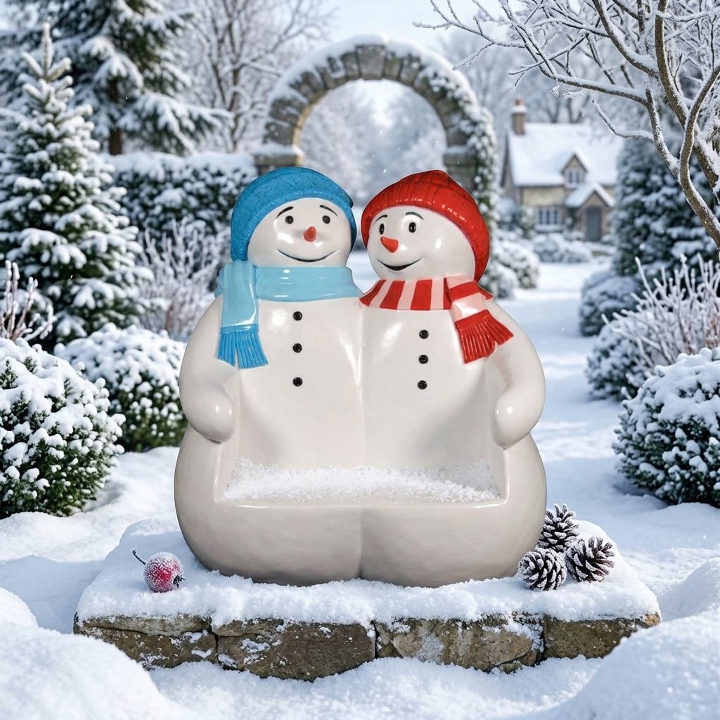 1.7m Christmas Snowmen Display Prop