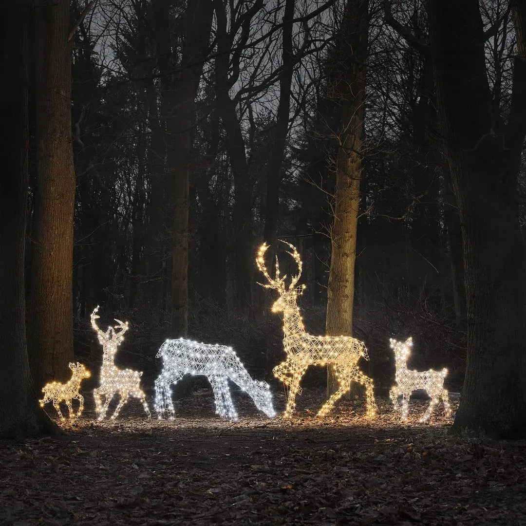 Dual LED Studley XL Light Up Reindeer Family