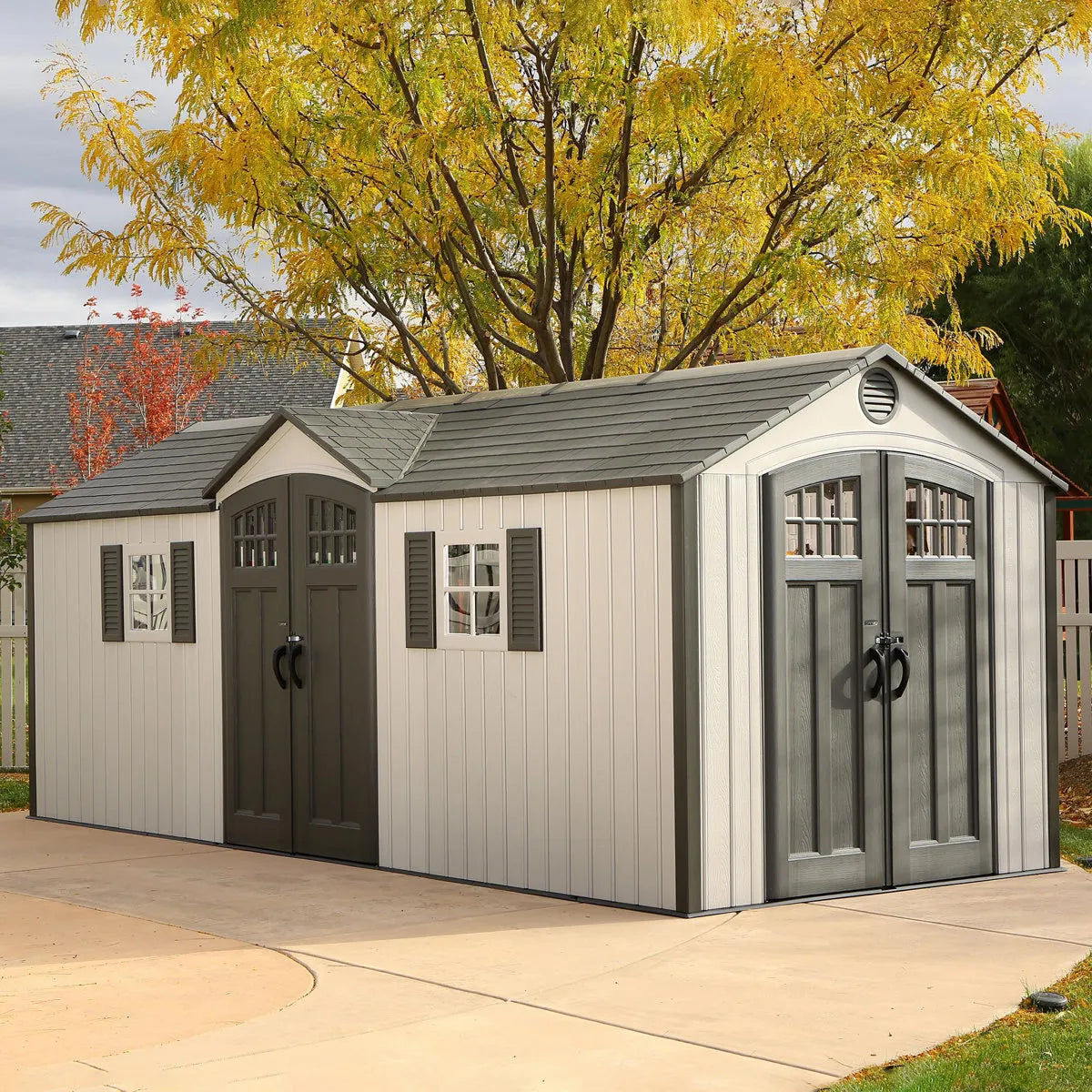 Lifetime 20 x 8 Outdoor Storage Shed