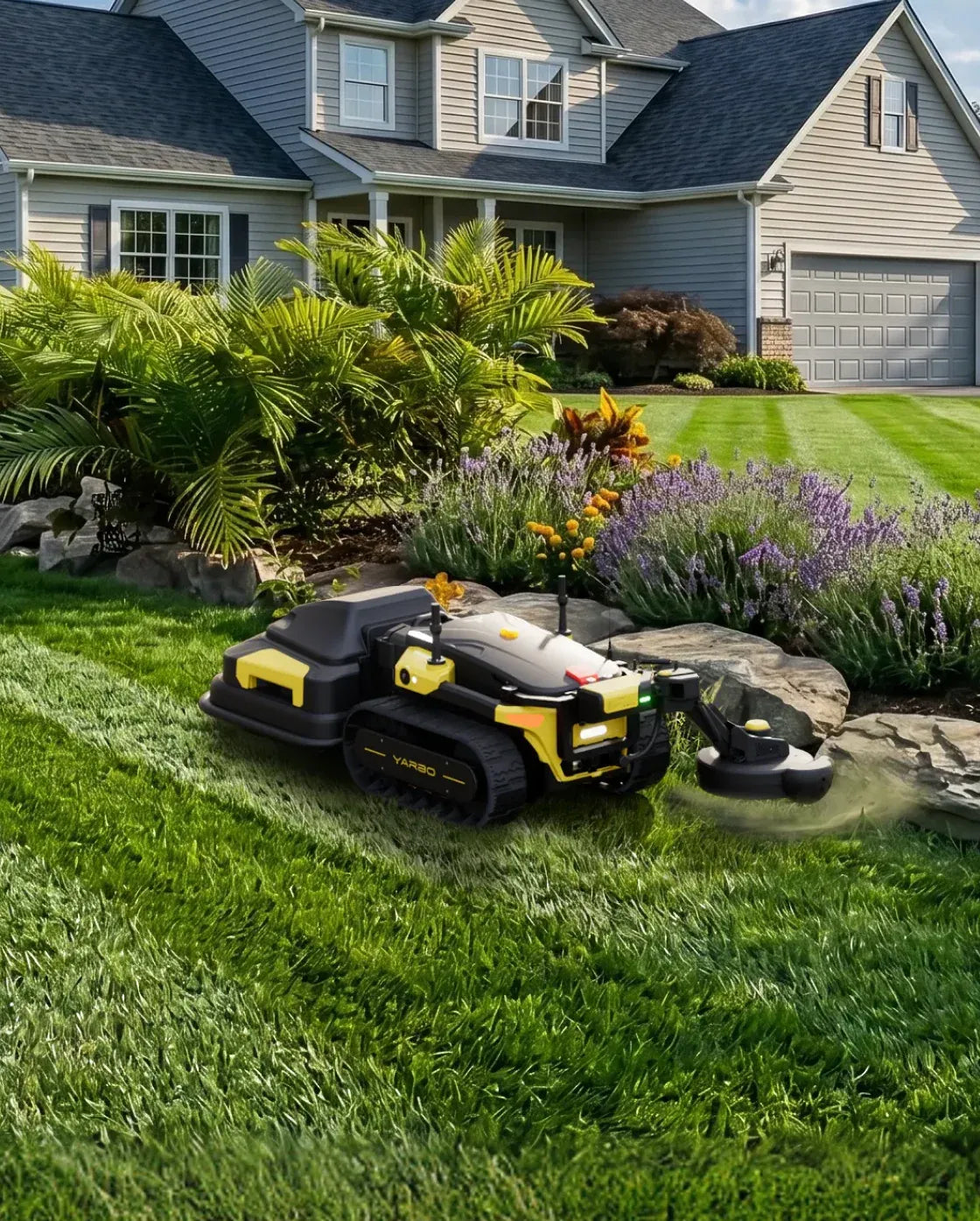 Yarbo Y40 Mower Pro & Trimmer Bundle High-Power Robotic Mowing and Edging for Complex Lawns