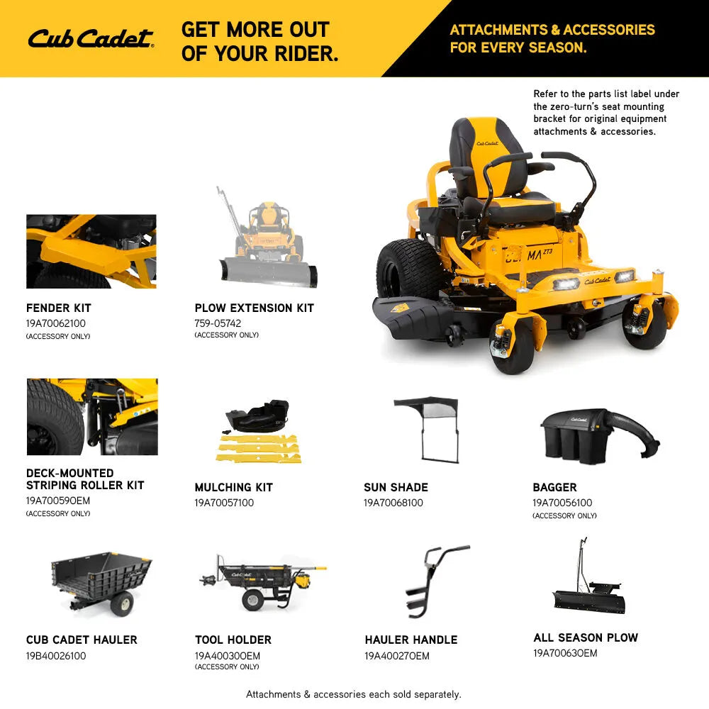 Cub Cadet Z3 60 Ultima Series Zero-Turn Lawn Mower