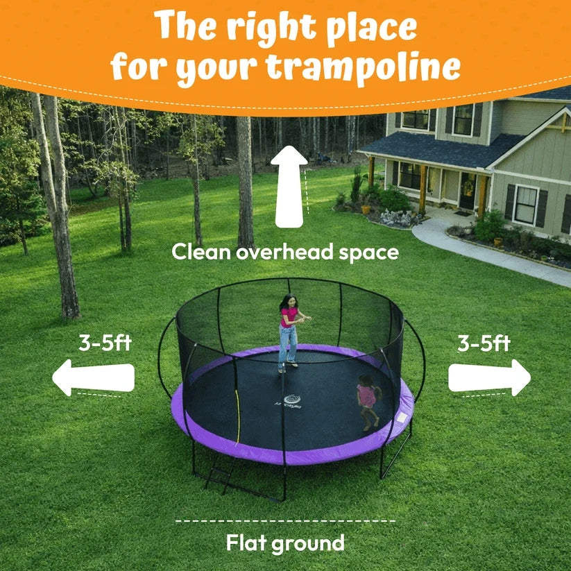 Jumpzylla Premium Trampoline with Extra Protection | ASTM Safety Certified
