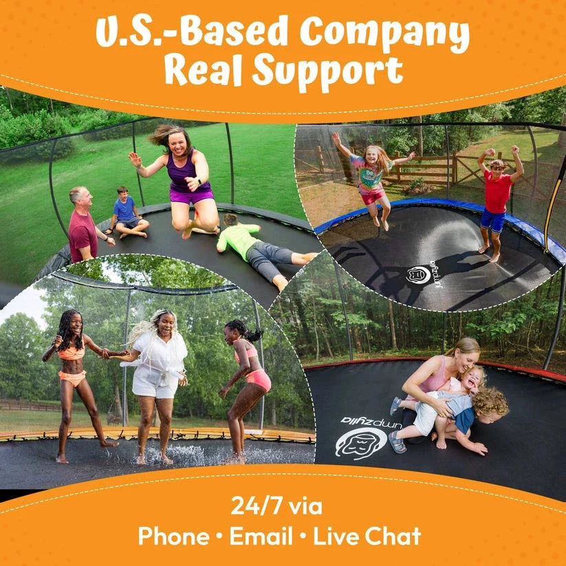 Jumpzylla Premium Trampoline with Extra Protection | ASTM Safety Certified