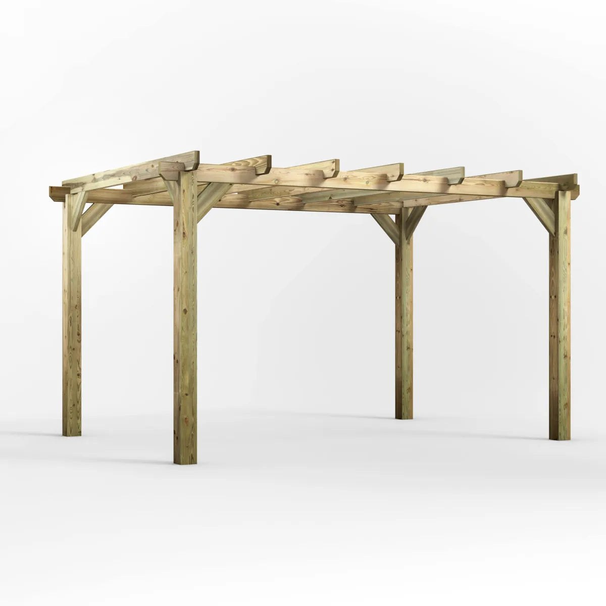 Powersheds 14 x 10ft Timber Pressure Treated Pergola