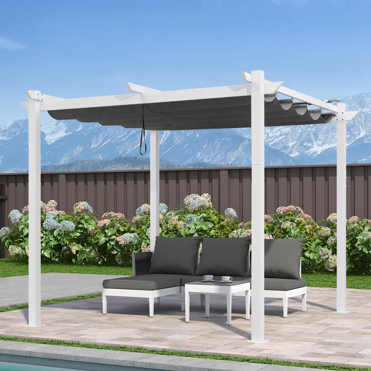 3m x 3m Aluminium Pergola