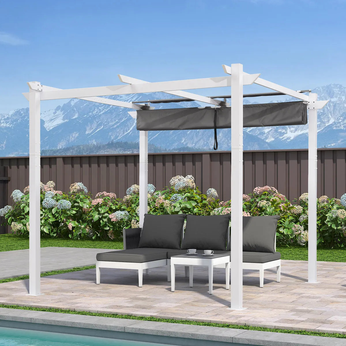 3m x 3m Aluminium Pergola