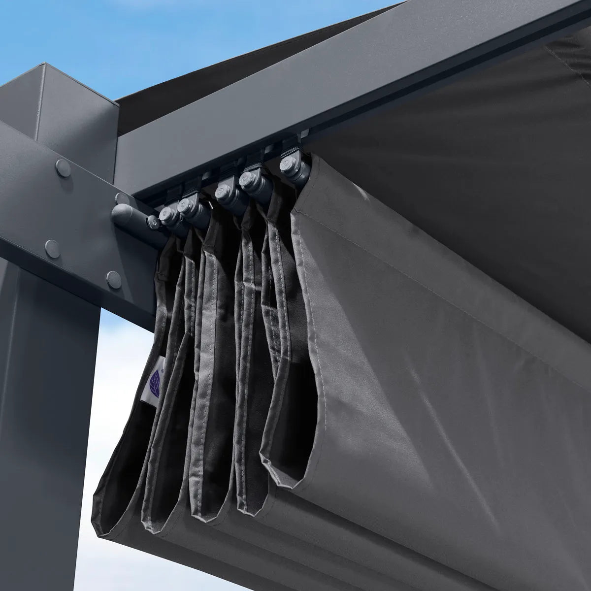 4m x 3m Aluminum Pergola Grey