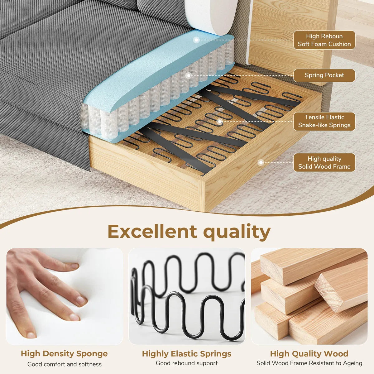 High Demand 3 Seater Luxury Sofa