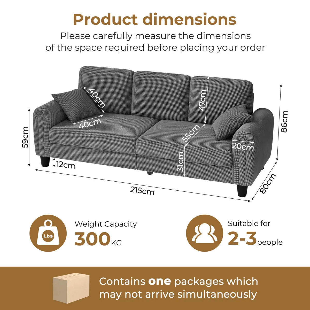 High Demand 3 Seater Luxury Sofa