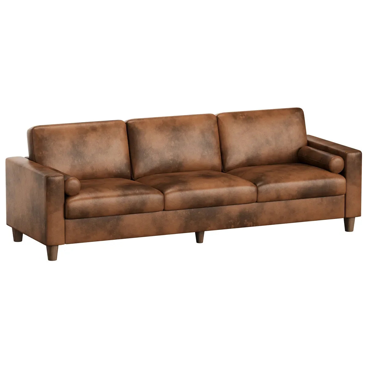 3 Seater Faux Leather Sofa