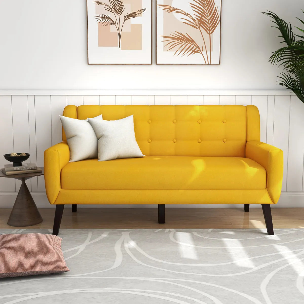 Jaqueze 159.9Cm Square Arms Sofa