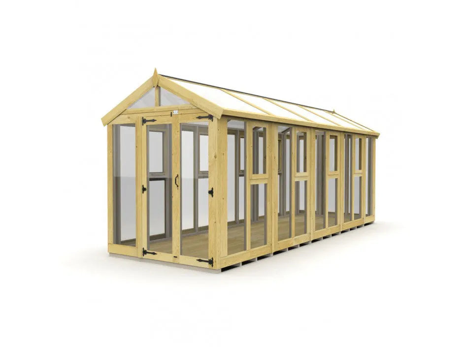 6×18 Glass Green House