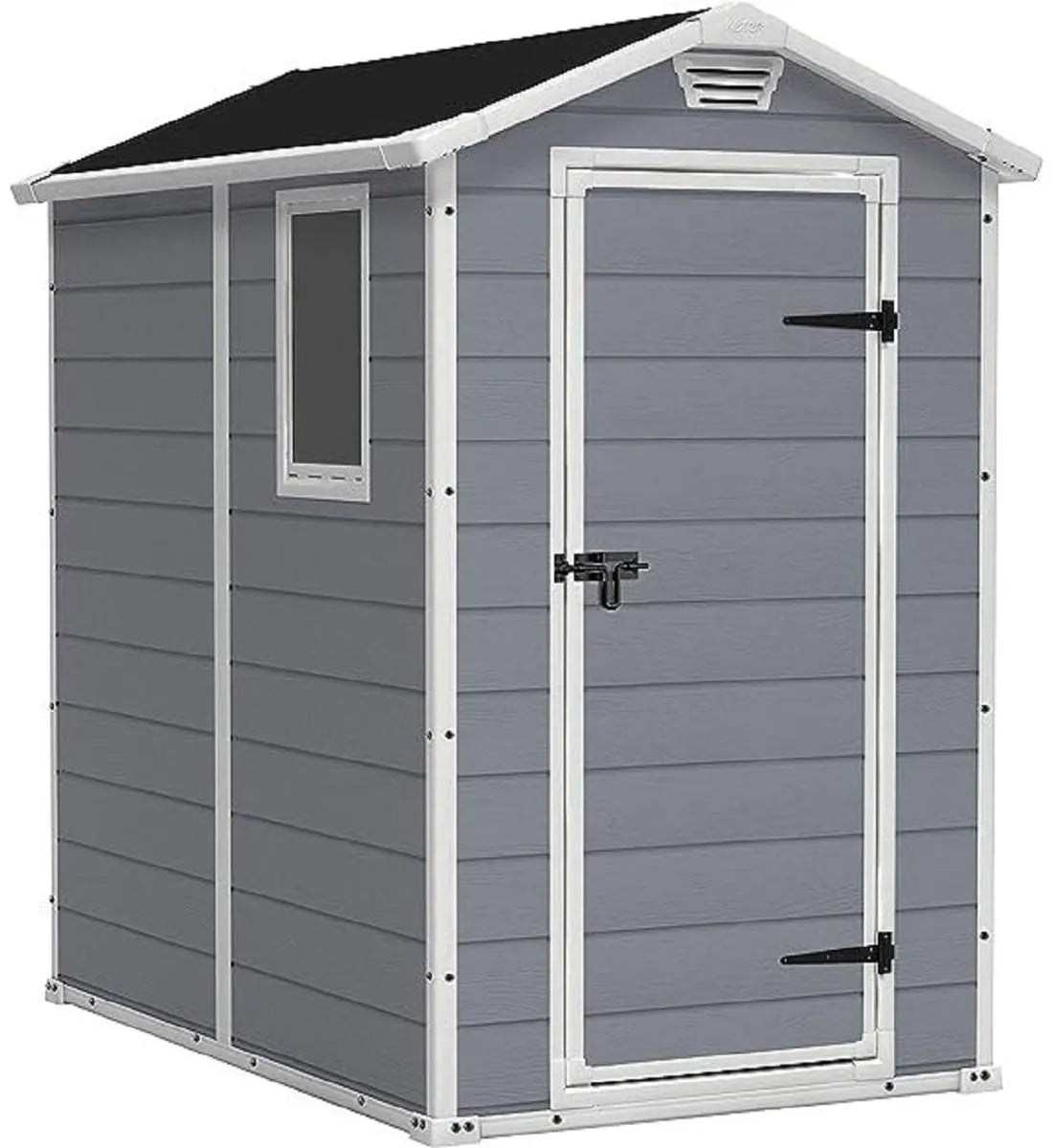 Keter Manor 4 ft. W x 6 ft. D Apex Outdoor Garden Shed