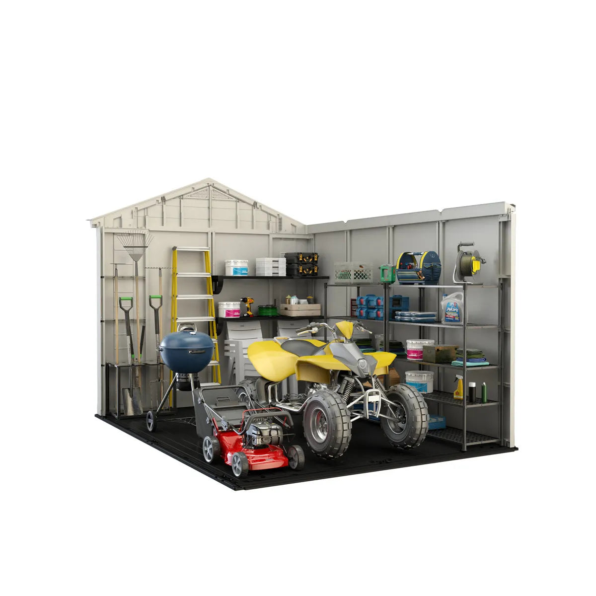 Keter Factor Shed 8x11ft – Brown
