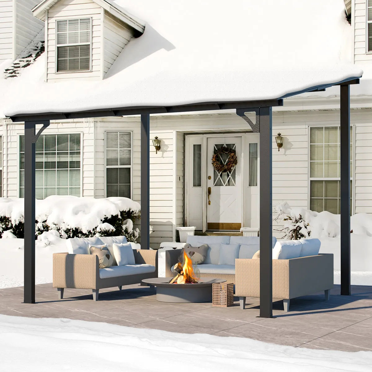 Mandalc Pergola with Canopy