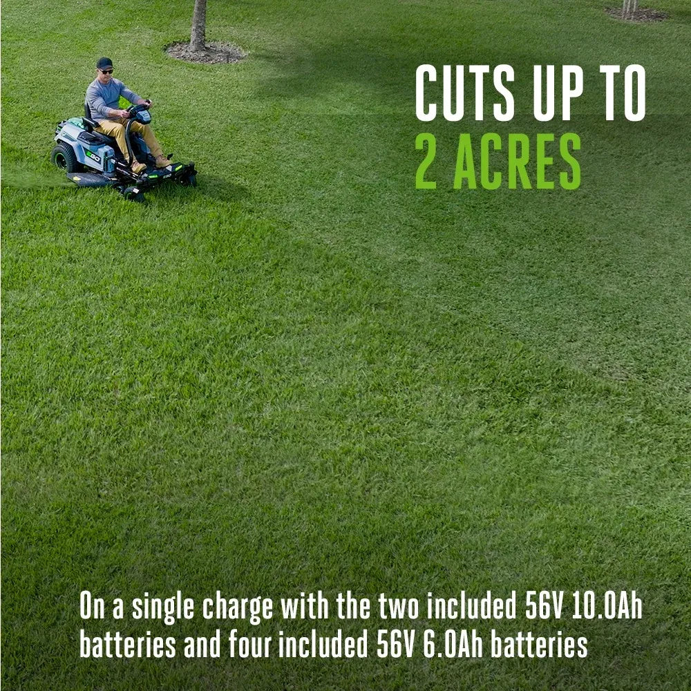 EGO POWER+ 42″ Z6 Zero Turn Riding Lawn Mower zt4215s