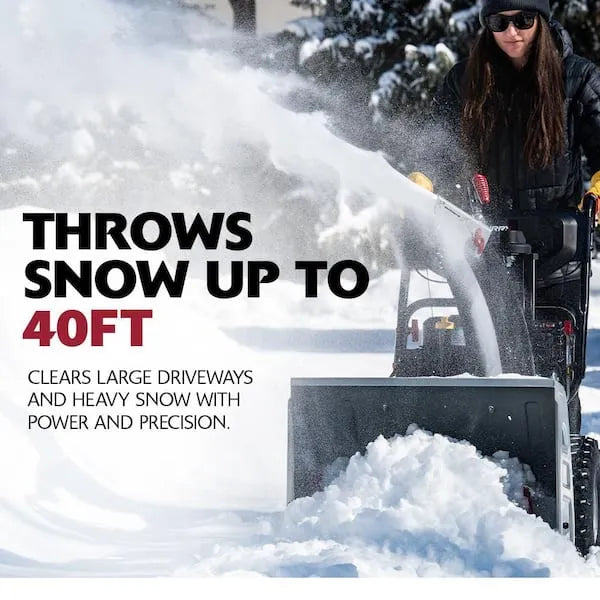 24 in. 208cc Self-Propelled 2-Stage Gas Snow Blower with Electric Start