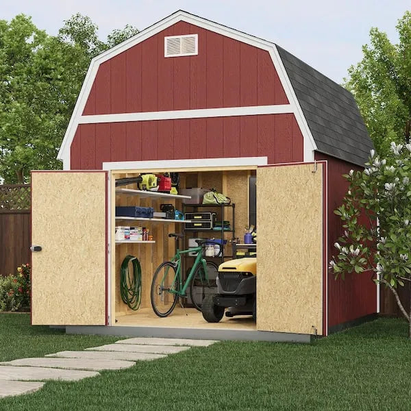 Tuff Shed Professionally Installed Tahoe Series Independence 10 ft. W x 12 ft. D Wood Storage Shed 7 ft. Sidewall