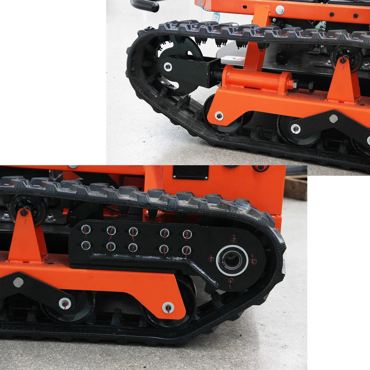Deepkron 800mm Remote Control Brushless 608cc Gas Robot Lawn Mower Tank Tracks 50 Slope