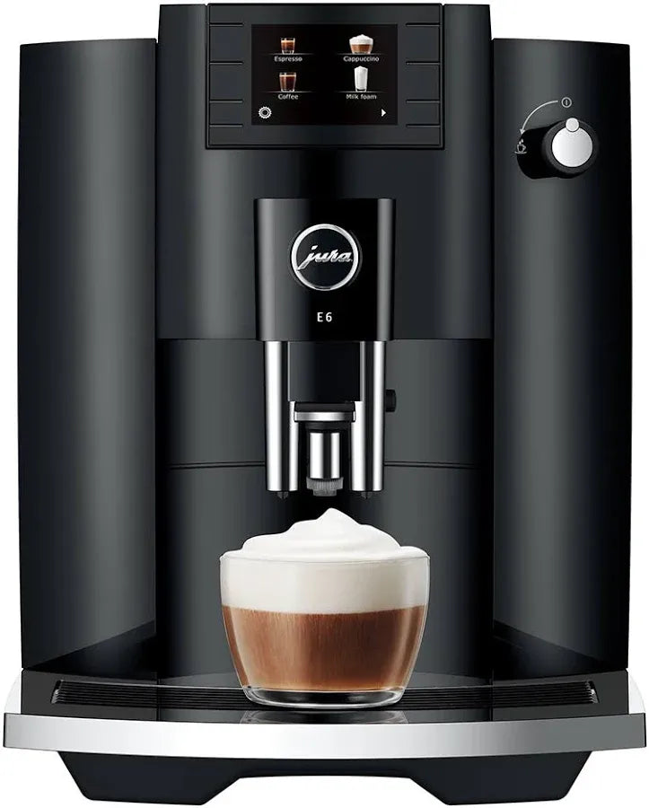 Jura 15622 E6 Automatic, Cost-Efficient Espresso Machine with Easy Cappuccino Function