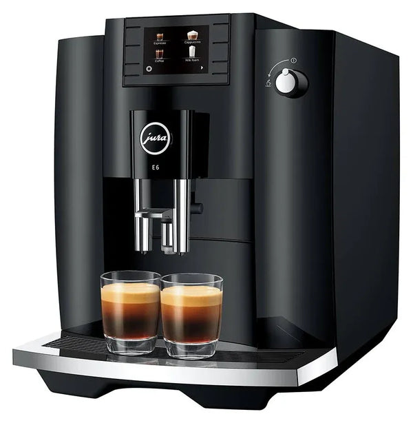 Jura 15622 E6 Automatic, Cost-Efficient Espresso Machine with Easy Cappuccino Function
