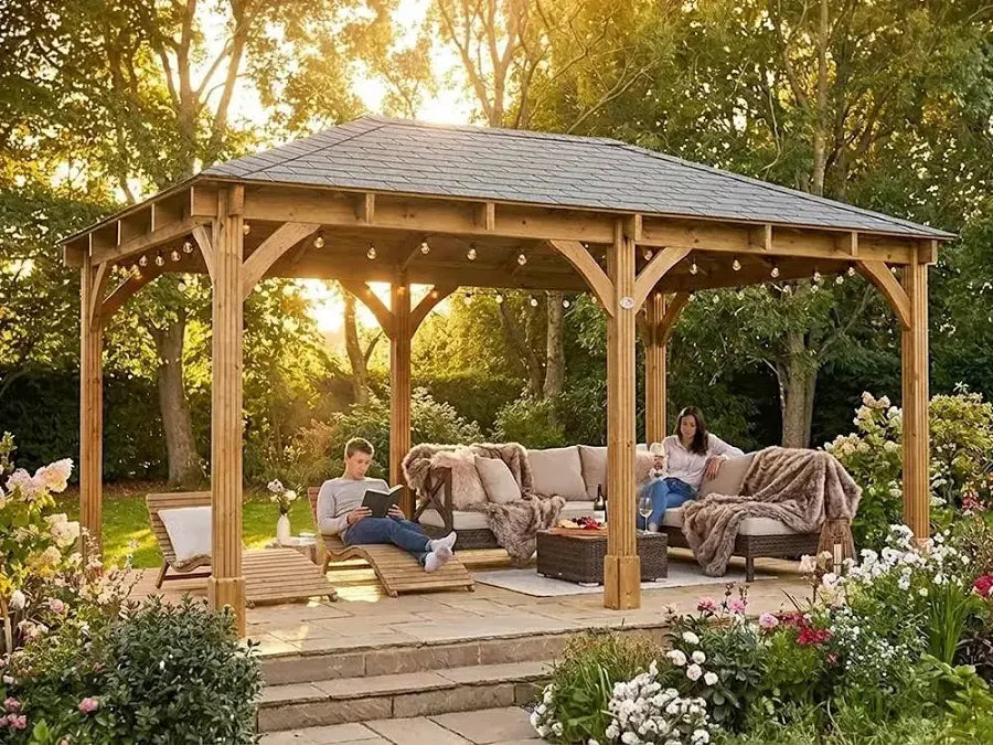 Dunster House Leviathan Open Chunky Gazebo W5m x D3m