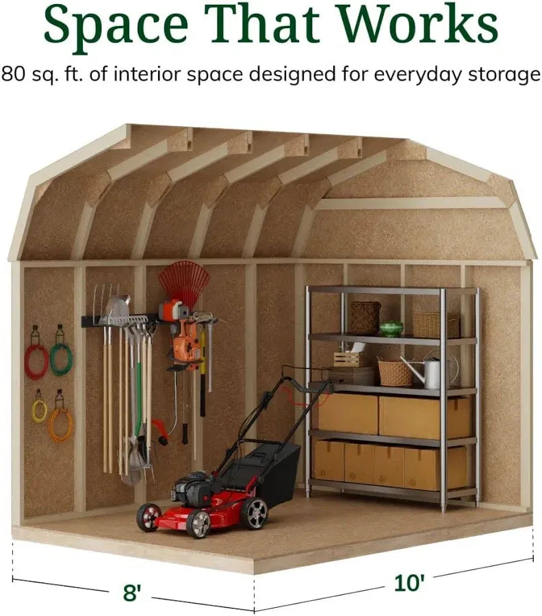 Little Cottage Co Value Gambrel 6′ Barn Shed