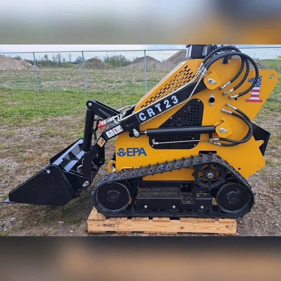 Skid steer machine full size, Mini excavator Gas Powered Crawler Stand