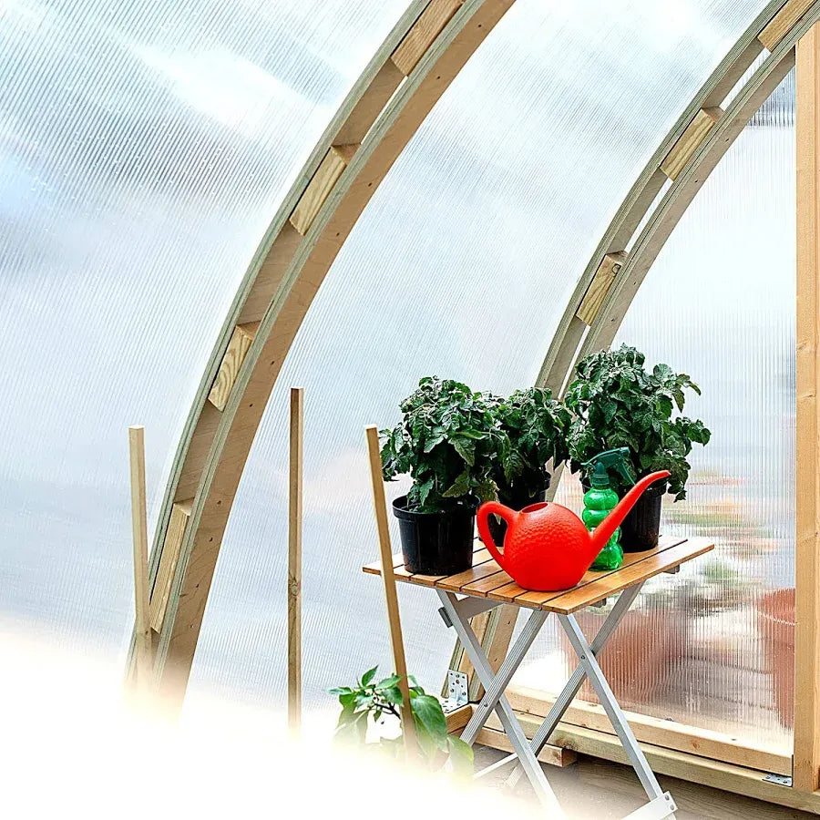 Norhage Vegg 300 10×13 Wooden Lean-To Greenhouse