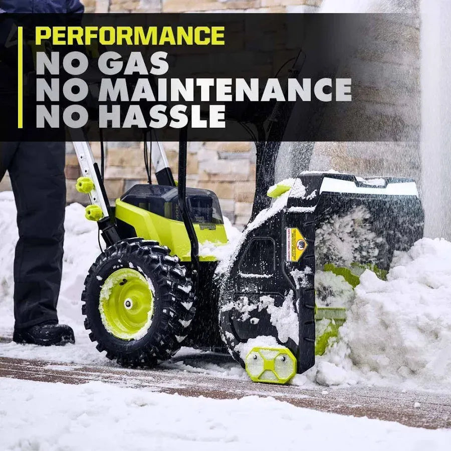 40V HP Brushless Whisper Series 24″ 2-Stage Cordless Electric Self-Propelled Snow Blower