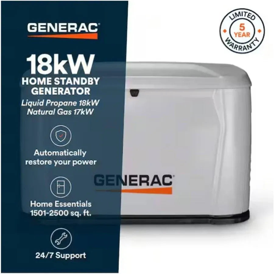 Generac 18kW Home Standby Generator 7259
