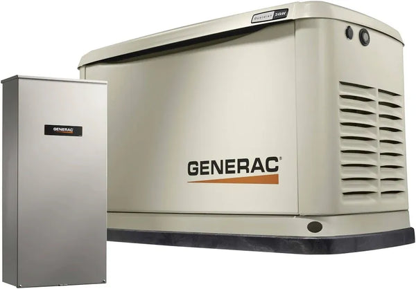 Safford Equipment Generac Guardian 24KW Home Standby Generator W/ Wi-Fi & 200ASE Transfer Switch & Gen Pad