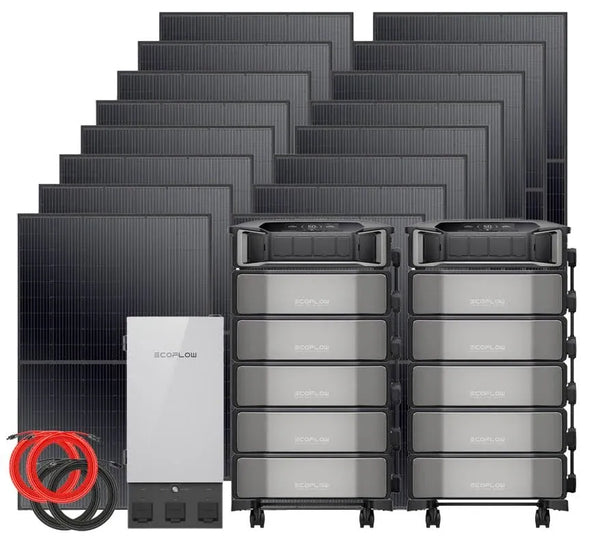 Ecoflow Delta Pro Ultra Entire Home Solar Generator Kit – 61kWh Storage – 6560 Watts of Solar