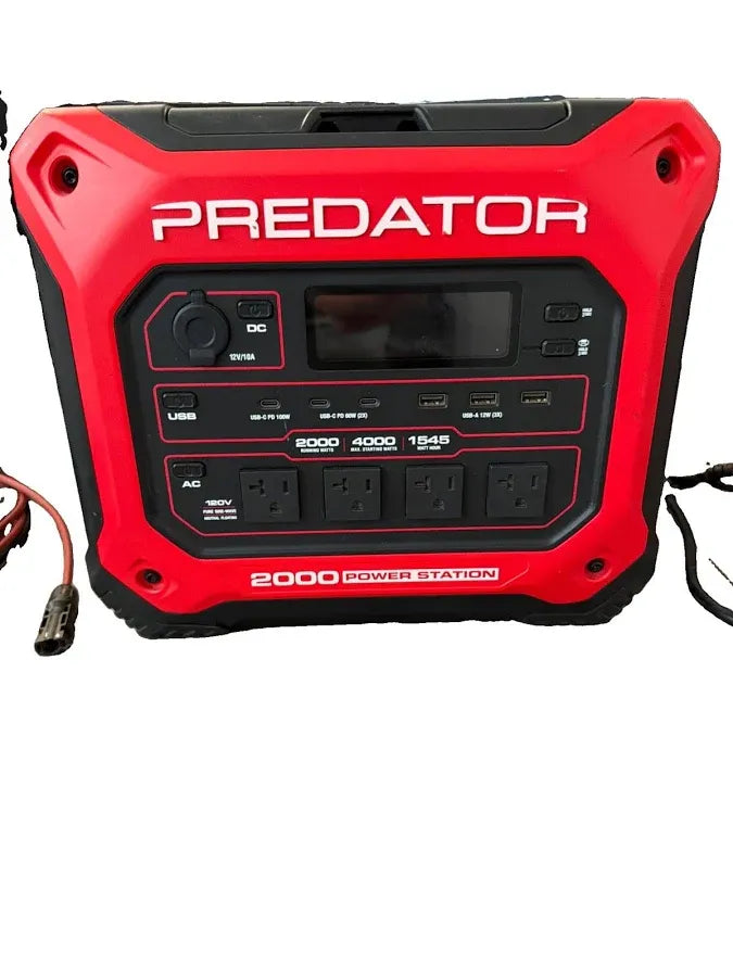 Predator 2000 Watt Super Quiet Inverter Generator With Co Secure
